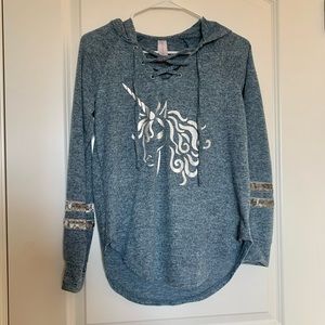Unicorn Hooded Shirt